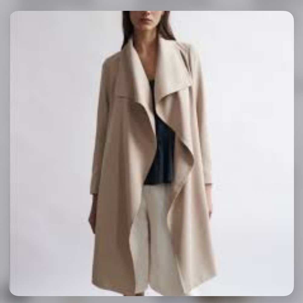 Club Monaco Gideon Drapey Trench Coat